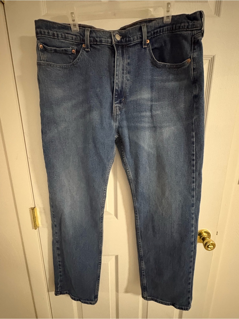 Levi's Classic Straight Blue Denim Jeans 38x30